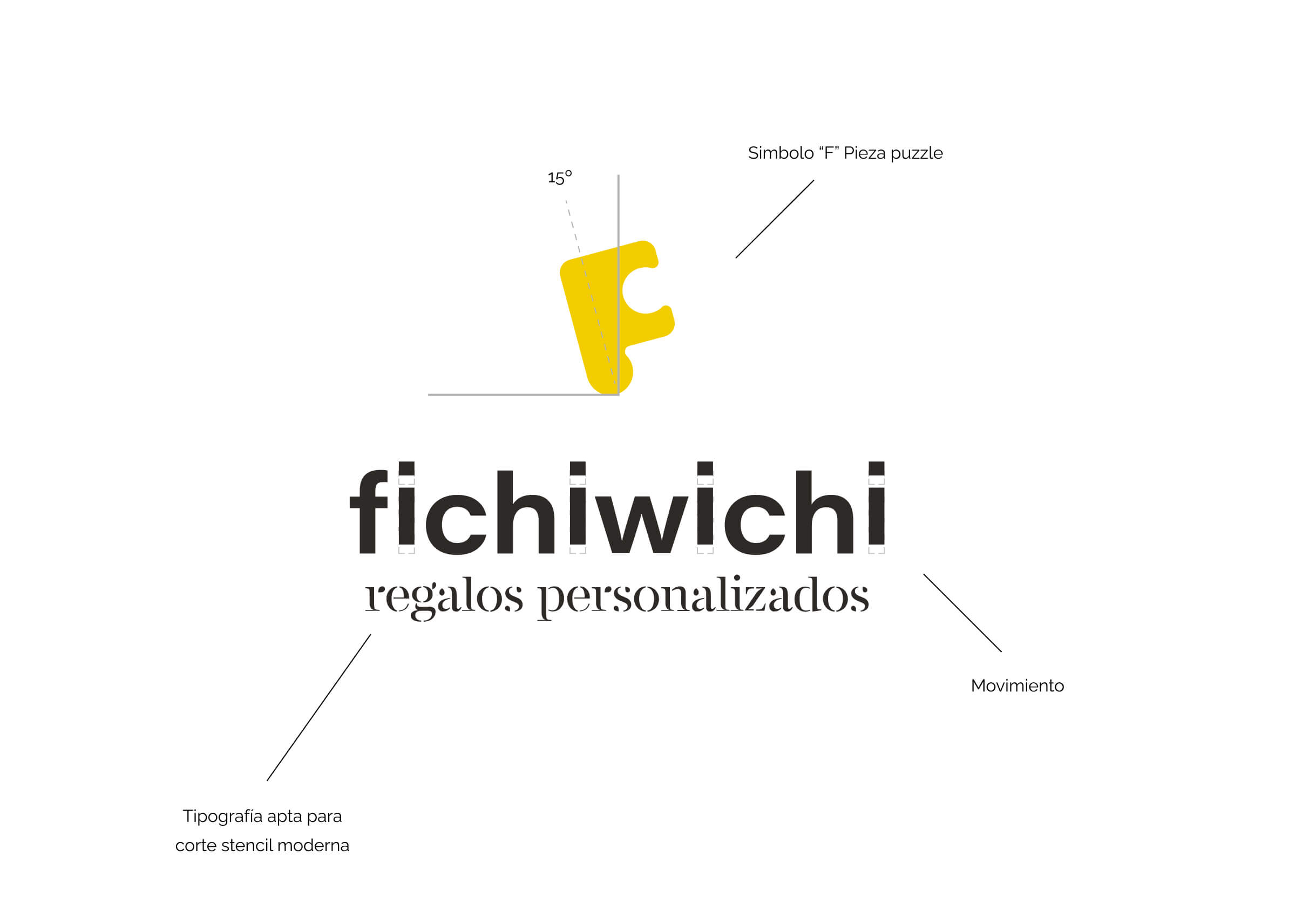 Muestra de creación logo Fichiwichi